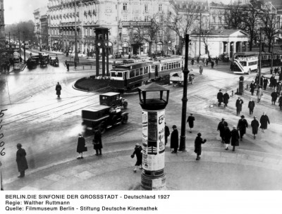 《柏林：城市交響曲》（1927）導演：Walter Ruttmann  來源：柏林電影博物館